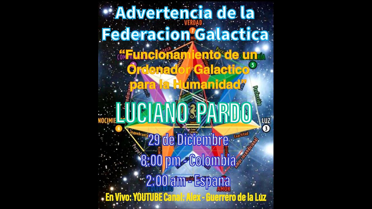ADVERTENCIA DE LA FEDERACION GALACTICA / LUCIANO PARDO / StarSeeds & Beyond