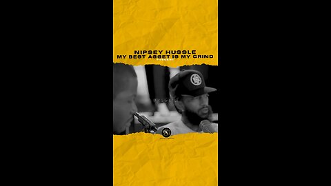 @nipseyhussle My best asset is my grind. #nipseyhussle 🎥 @rapradarpodcast x @tidal