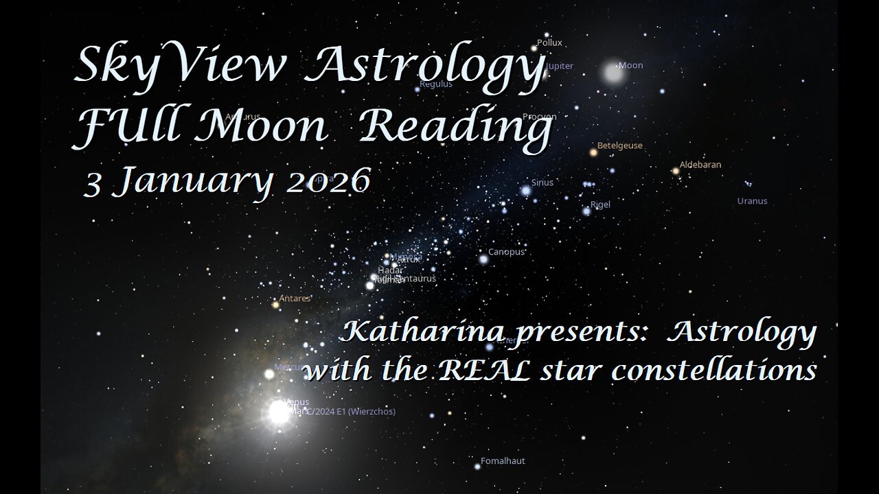 Full Moon reading for 3rd January 2026