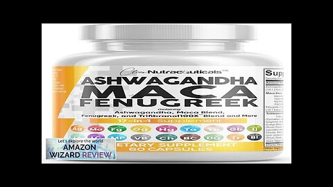 Ashwagandha 5000mg Maca Root 2000mg Fenugreek 3000mg Supplement with Tongkat Ali Ginseng Review