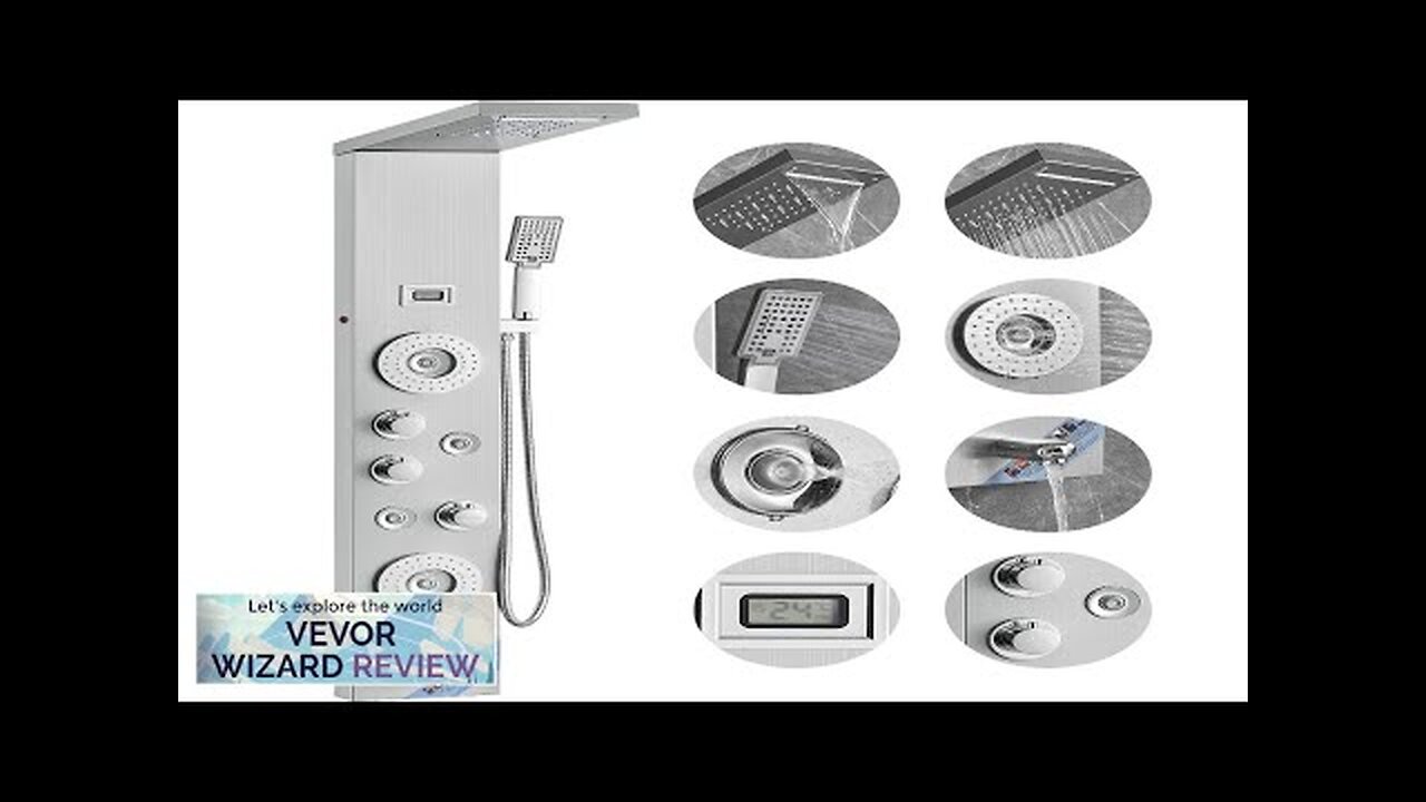 VEVOR Shower Panel System 6 Shower Modes LED & Display Shower Panel Review