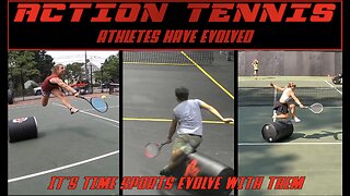 Barrels Cause Problems on the Action Tennis Court!