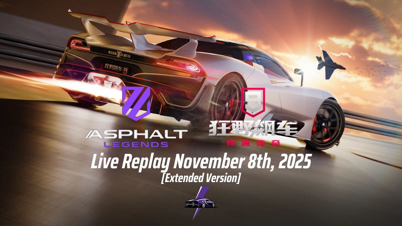 Weekly with Asphalt Legends - Global & China Edition | Live Replay Nov 8th, 2025 (Extended Version)