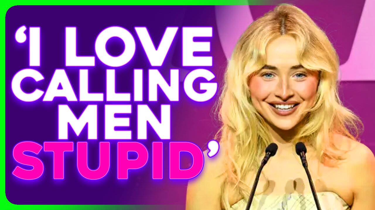 Sabrina Carpenter Celebrates HATING MEN at Pointless Award Show