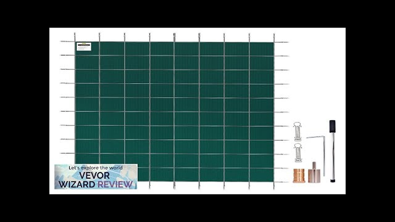 VEVOR ft 16x32 Pool Safety Cover Green Review