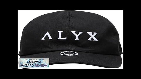 1017 ALYX 9SM Alyx Emboridered Logo Baseball Cap Os Black Review