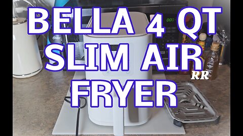 bella 4 Qt Slim Air Fryer, Works Great, Easy to Clean, Smaller Footprint