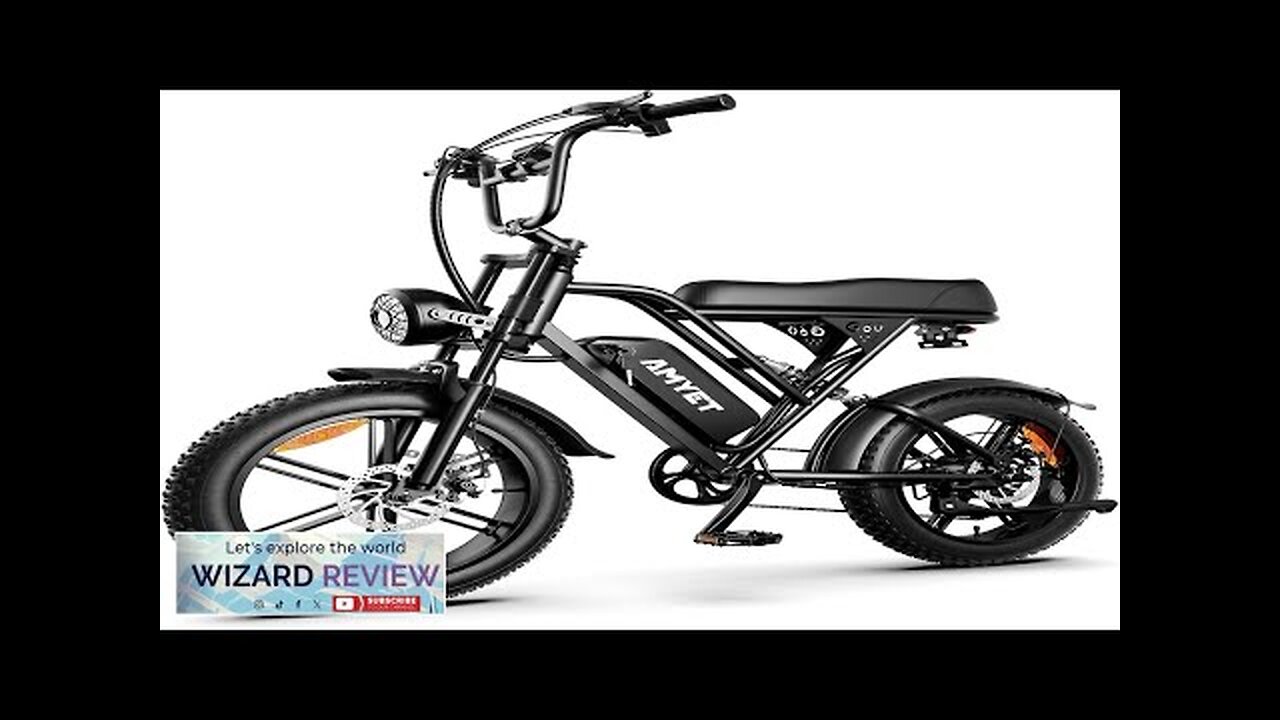 V9-G60 Peak 1500W Ebike 48V 20Ah(960WH) Removable Battery 72Miles &32MPH20" Fat Tire Review