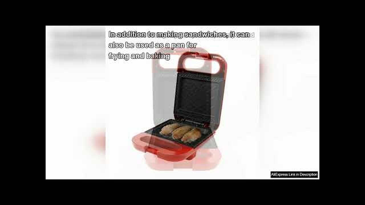 Bread Sandwich Maker Mini Light Food Muffin Breakfast Machine Eggs Omelette Baking Review