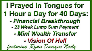 Praying In Tongues 1 Hour Daily for 40 Days | Prosperity Miracle | Wealth Transfer | Vision Of Hell