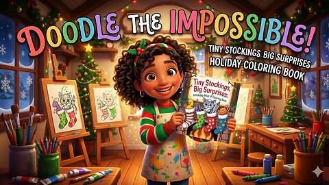 Doodle the Impossible | Tiny Stockings Big Surprises Holiday Coloring Book