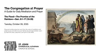 The Flood—The Promise of the Rainbow—Gen. 9:1-17 (18-29)