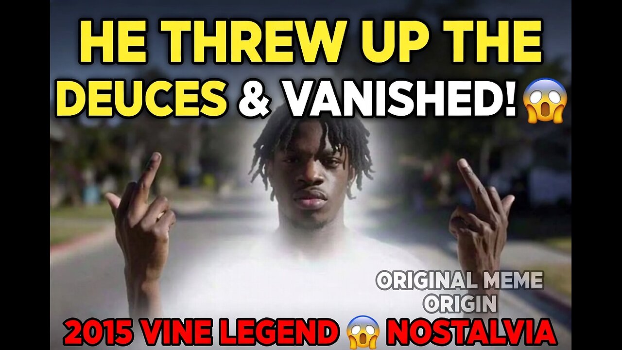 The Original "Peace Out" Disappearing Meme – Where It REALLY Came From