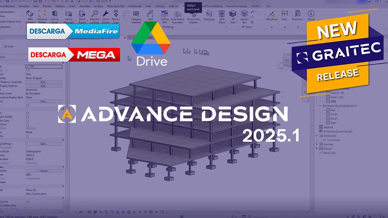 Instalar y Activar Graitec Advance Design 2025.0.1 - LICENCIA ILIMITADA