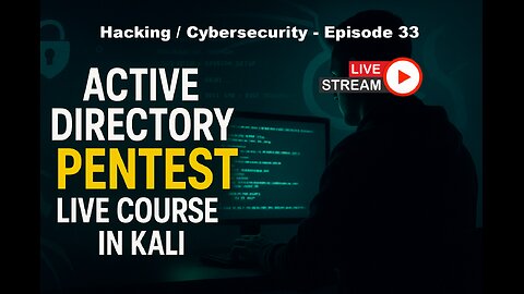 Active Directory Pentesting with Kali / Hacking / Cybersecurity - EP 33