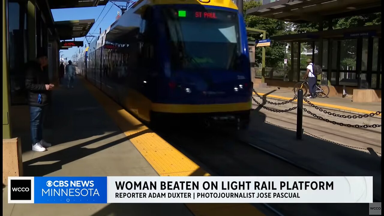 Man charged with attempted murder for beating woman with table leg on St. Paul light rail platform