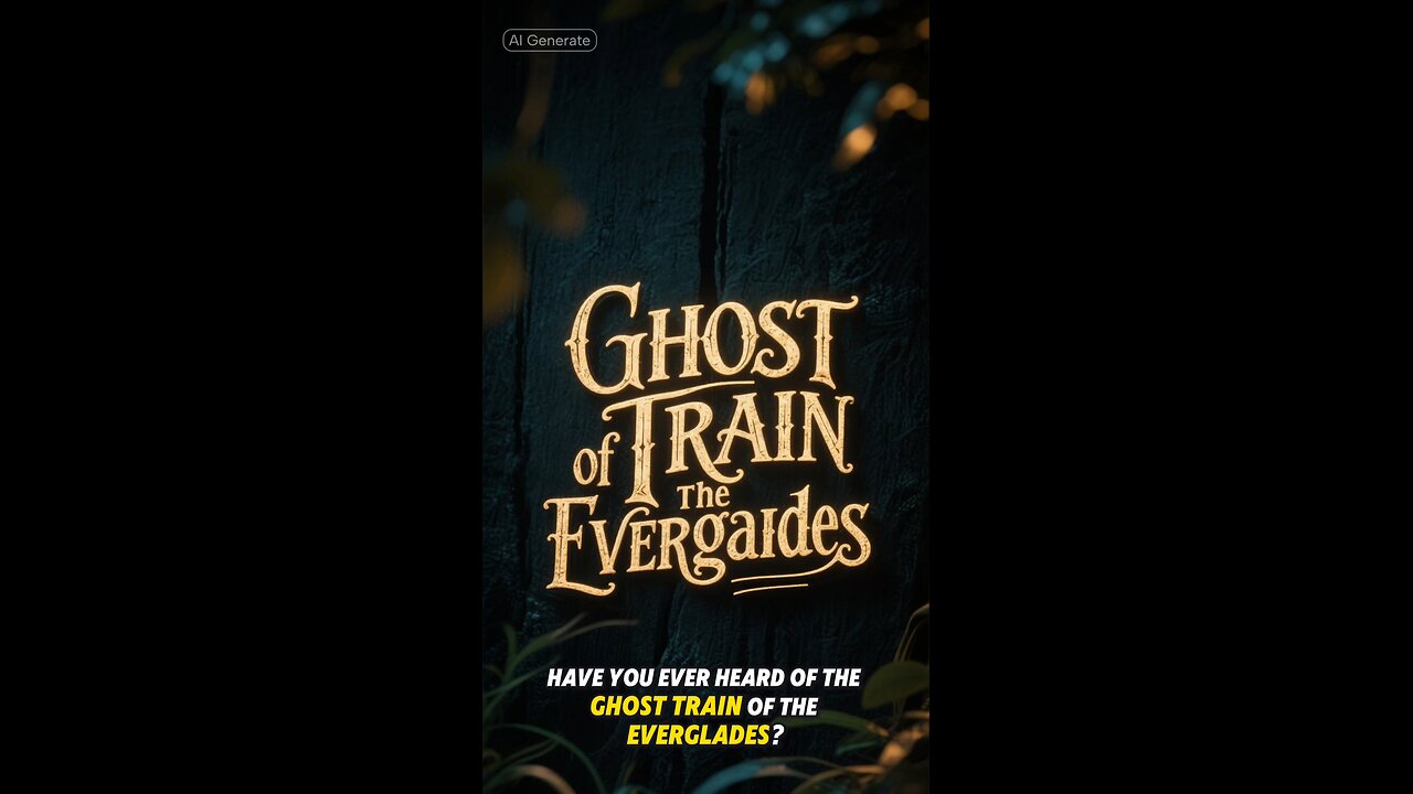 ghost train of the Everglades