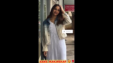 Saiee Manjrekar Arrived at Office 🔥❤️