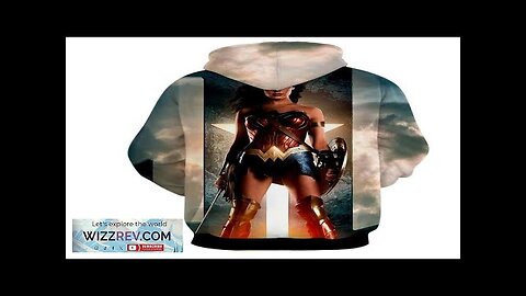 DC Comics Wonder Woman Gal Gadot Standing Fierce Cool Hoodie Review