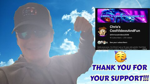 THANK YOU SO MUCH FOR YOUR SUPPORT ON YOUTUBE! | FOLLOW ME HERE ON RUMBLE