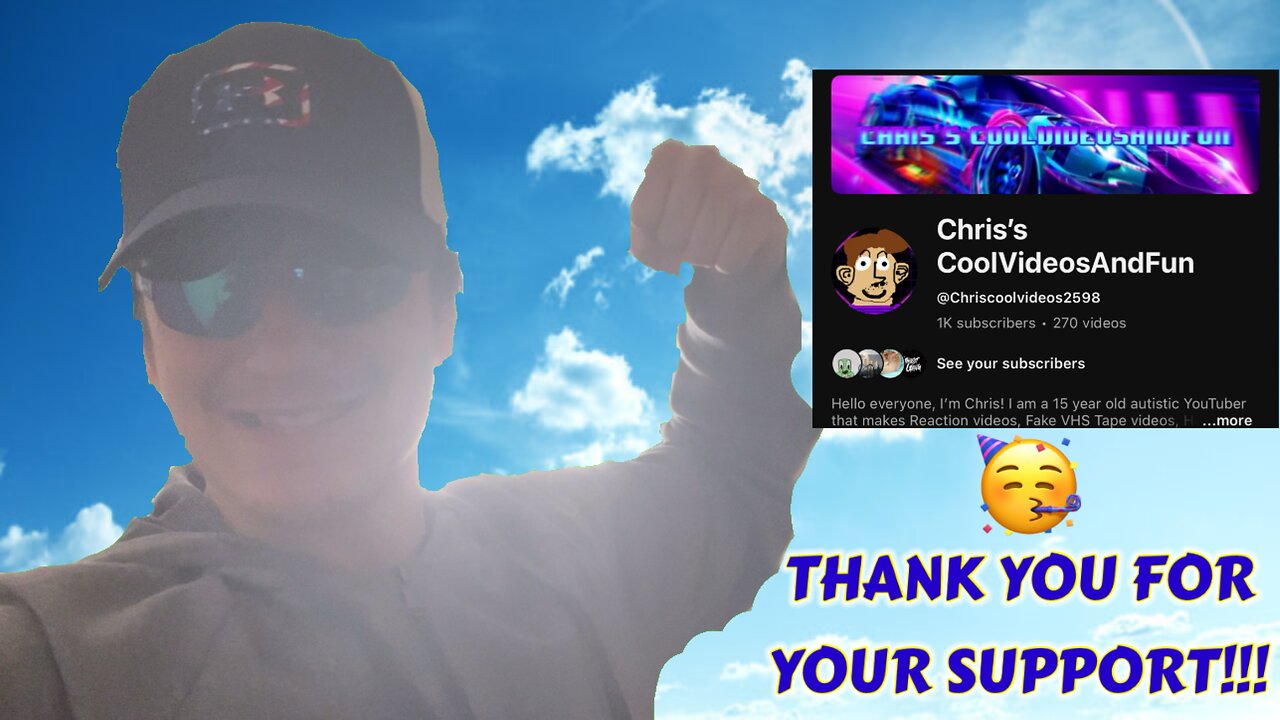 THANK YOU SO MUCH FOR YOUR SUPPORT ON YOUTUBE! | FOLLOW ME HERE ON RUMBLE