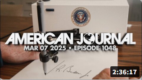 The American Journal: Ukraine Asks For Air, Sea Truce After Massive Russian Strike & Trump Calls For Global Denuclearization - FULL SHOW - 03/07/2025