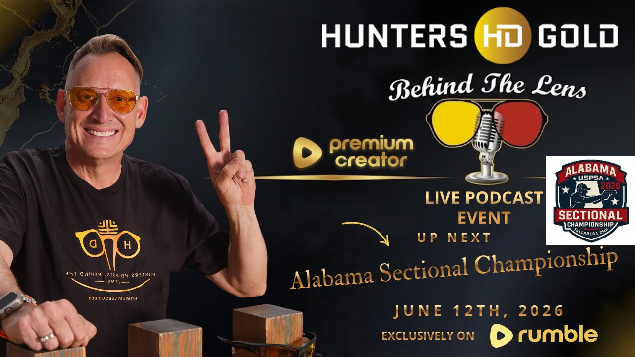 Episode 289 Friday USPSA Alabama State Section Championship at CMP in Talladega, Alabama.