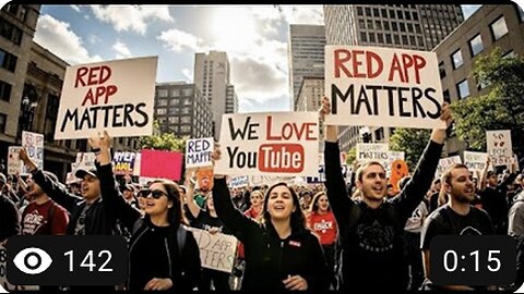 Protester Say Red App Matter We Love YouTube