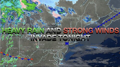 Heavy Rain And Strong Winds Invade Tonight