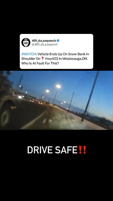 Dangerous Driving On Highway 403