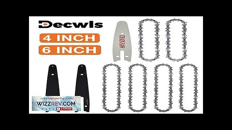 12-Pack 4/6" ChainsHome 4/6" Mini Chainsaw Accessories (Guide/Chain) Replacement Chains Review