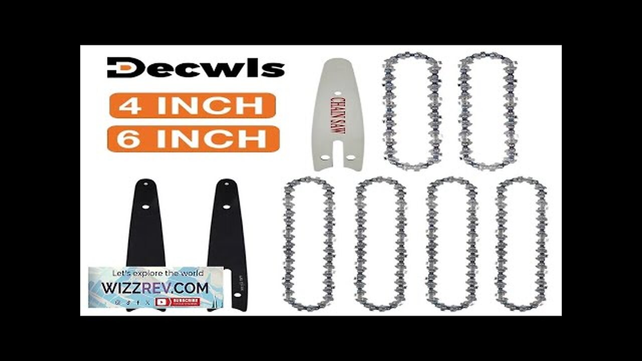 12-Pack 4/6" ChainsHome 4/6" Mini Chainsaw Accessories (Guide/Chain) Replacement Chains Review