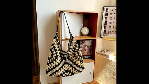 Handmade Coastal Chic Woven Shoulder Bag