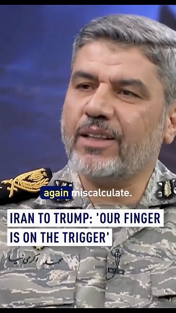 Iran to Trump ~ Our fingers are on the Trigger