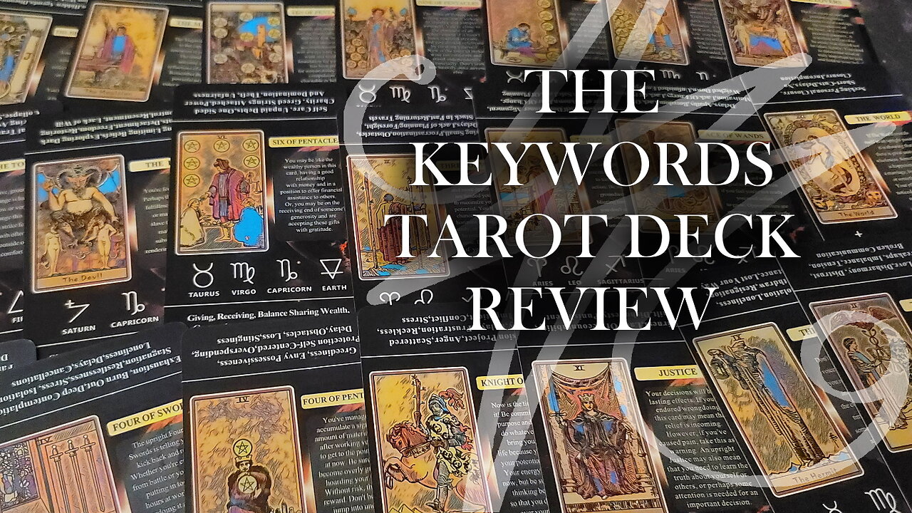 The Keywords Tarot - Deck Review with J.J. Dean