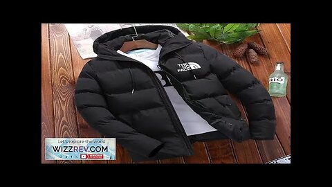 2024 New winter jacket men's standing collar warm down street fashion casual Review