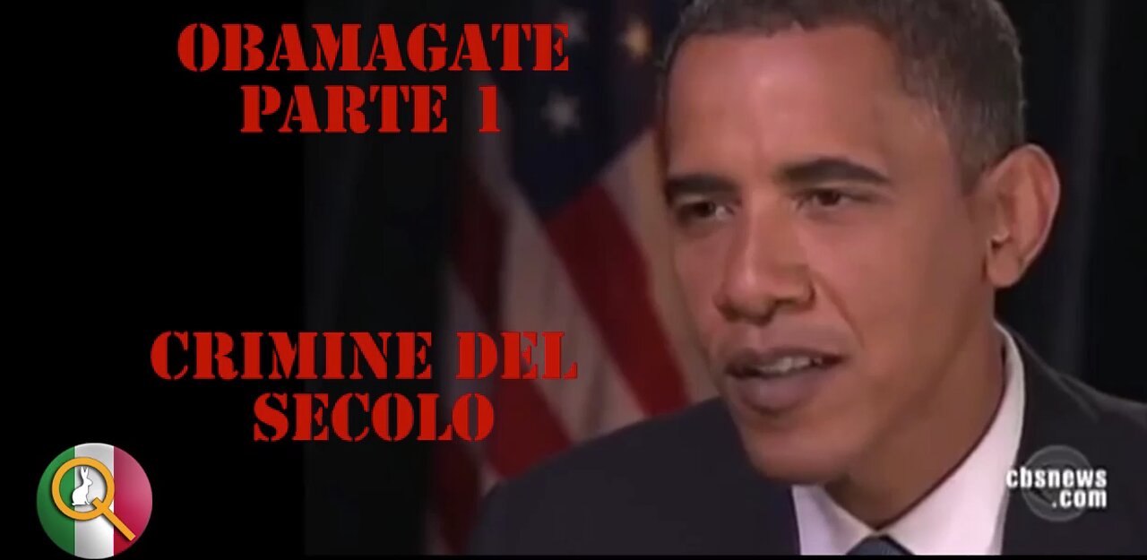 obaMAGAte Prima parte: CRIMINE DEL SECOLO