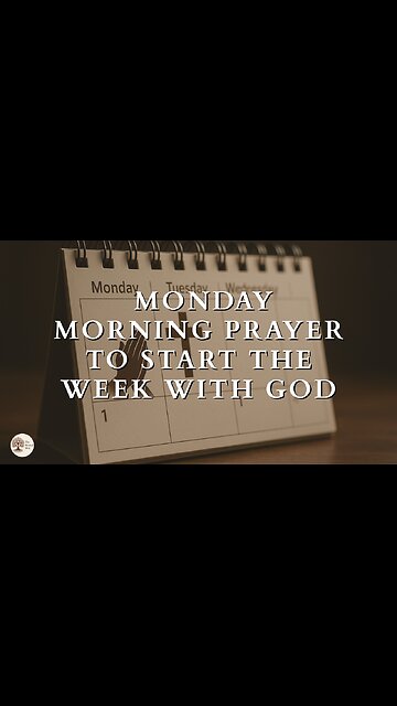 Monday Morning Prayer to Start the Week with God