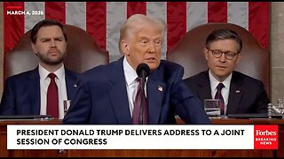 BREAKING NEWS: Trump Announces, Reads Aloud Letter From Ukraine's Zelensky During Speech To Congress