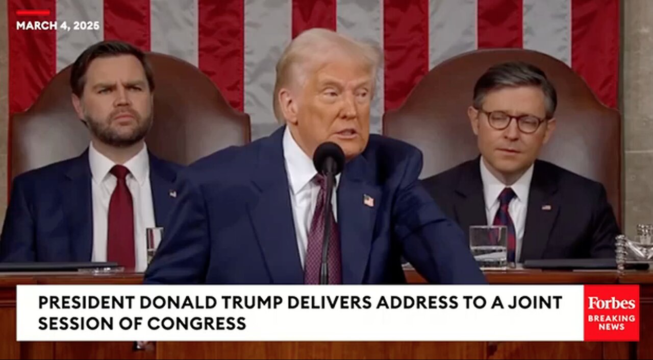 BREAKING NEWS: Trump Announces, Reads Aloud Letter From Ukraine's Zelensky During Speech To Congress