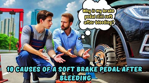 10 CAUSES OF A SOFT BRAKE PEDAL AFTER BLEEDING