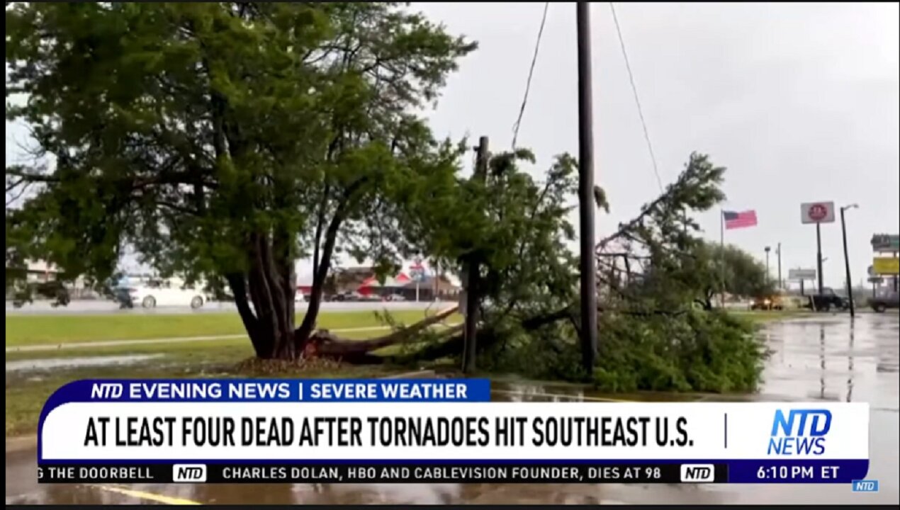 AT LEAST 4 DEAD AFTER TORNADOES HIT SOUTH EAST US