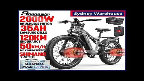 Shengmilo S600 26 inches adult electric mountain bike 2000W dual motor 48V Review