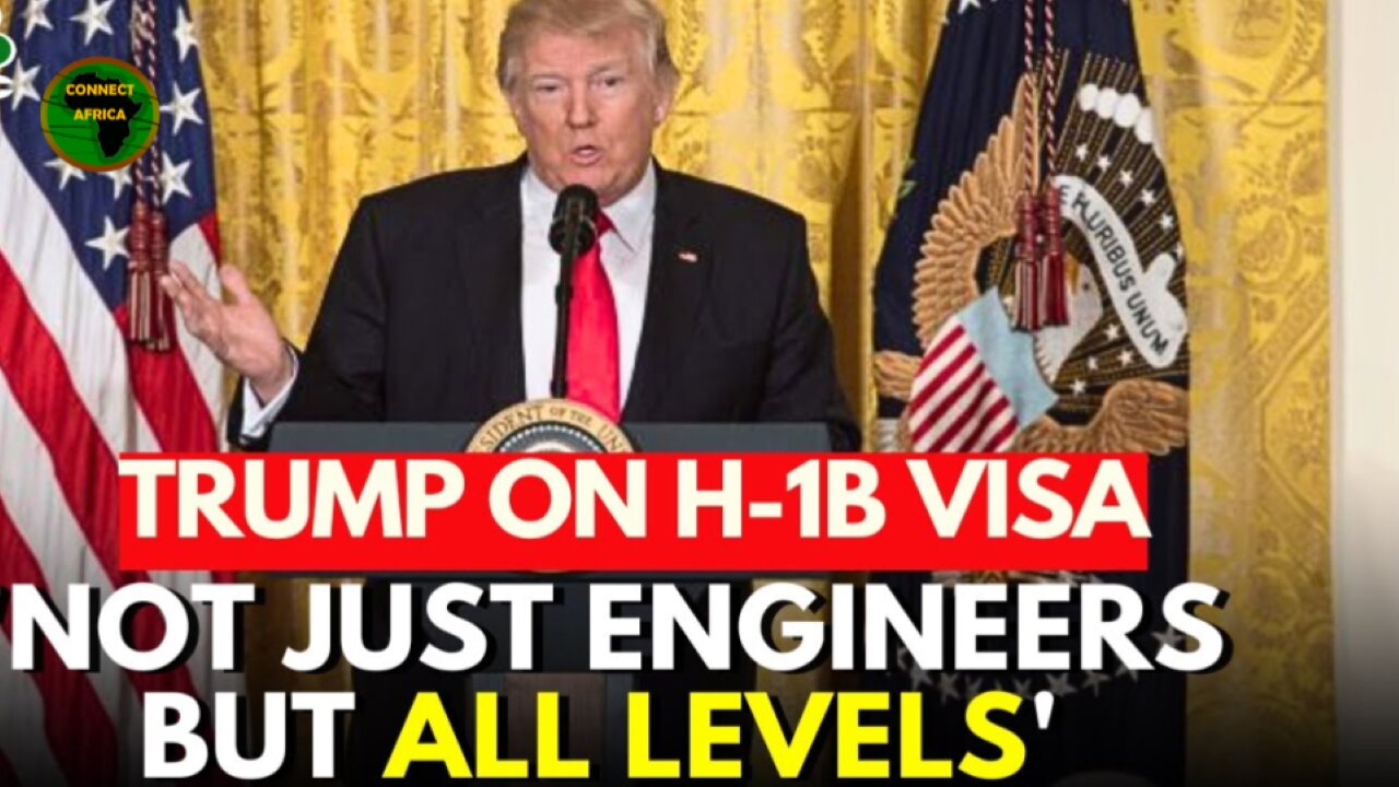 TRUMP'S PRESS BRIEFING ON H1-B VISA, TIK TOK, LA FIRE,