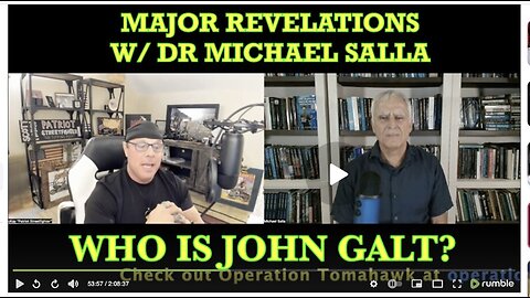 PATRIOT STREET FIGHTER W/ DR MICHAEL SALLA On Coming Public Non-Terrestrial Technology Release