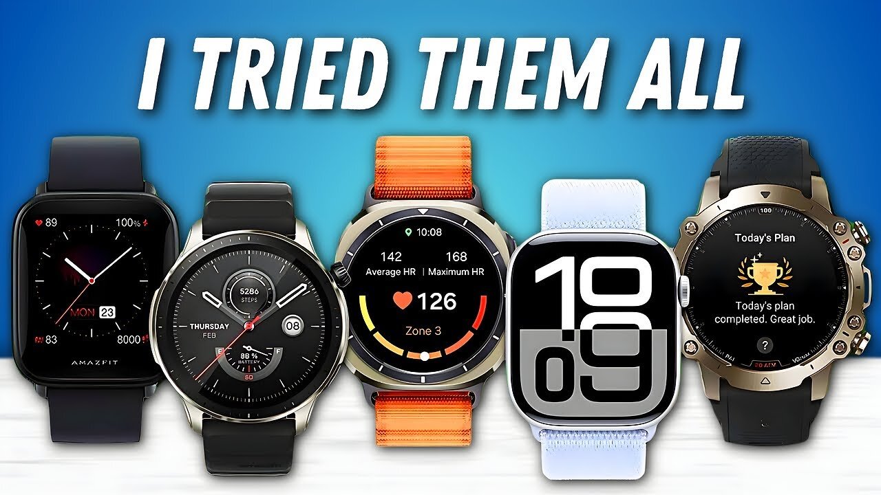 Best Smartwatches 2025 - Don't Choose Wrong! (I did at first)
