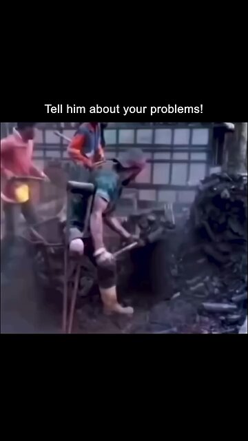 If this man can show up every day and put in the work, what's stopping you? Stop complaining.