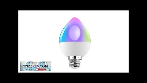 Gosund WB6 E14 Smart Bulb 450LM RGB+CW Smart Light APP Control Voice Review