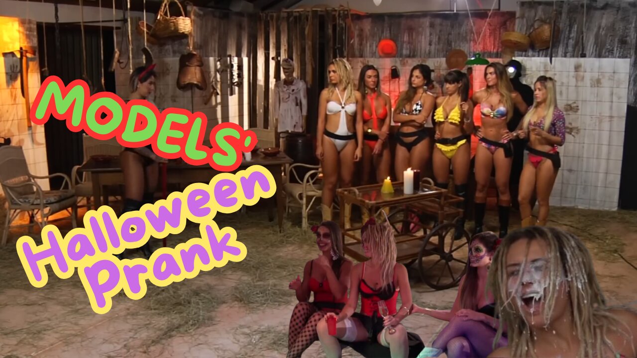 🎃Models in Bikinis Didn’t Expect This Halloween Scare!