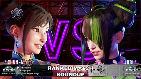 Kuya Kalbo SF6 Ranked Roundup. Chun Li Master Rank [Hori Fight Stick]